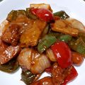 CoCoしゃんママ's cooksnap of when they made 甘酢ケチャップあんで、酢豚(酢鶏).