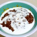 はずかしむでぃん's cooksnap of when they made 黒もち米とヤングココナッツのデザート.