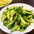 4人のMom's cooksnap of when they made ☆きゅうりとオクラ☆のめんつゆ和え.