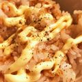 なーなちゃん's cooksnap of when they made ズボラごはん☆黒胡椒ソースマヨ丼☆.