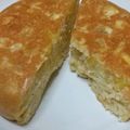 misa0202's cooksnap of when they made 炊飯器で作る♡さつまいものパンケーキ.