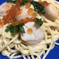 ごめっきー's cooksnap of when they made いくらとホタテの豆乳クリームパスタ☆.