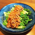 ペキのリリー's cooksnap of when they made 簡単速攻の中華料理・山東菜の肉餡かけ.