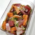 tamago大好き's cooksnap of when they made 余ったお刺身、いつもの漬けに➕ゴマ油！.