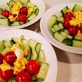 ☆mamingo☆'s cooksnap of when they made 技あり！きゅうり・トマト・卵のサラダ.