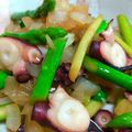 ちーまぐ's cooksnap of when they made おつまみにも　ゆでだこのにんにくソテー.