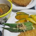 mmameco's cooksnap of when they made オクラの素焼き.