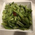 料理ニガテ系女子☆'s cooksnap of when they made ごはんのお供☆かぶの葉のピリ辛炒め.