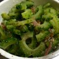 ＋SUN3's cooksnap of when they made 【再利用しやすい】ゴーヤの白だしおひたし.