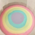 oricky☆'s cooksnap of when they made レインボーレアチーズケーキ♡覚書.