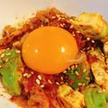 食いしん坊あー's cooksnap of when they made 卵黄とろ～りアボキムチ.