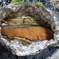 chi−ちゃん's cooksnap of when they made 鮭ときのこで秋のホイル焼き.