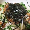 ビスコ1975's cooksnap of when they made 簡単！納豆キムチそうめん.