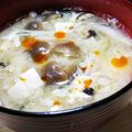 ちょこ＊choco's cooksnap of when they made キノコと豆腐の酸っぱ辛味噌汁.