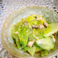 yukabm's cooksnap of when they made 糖質オフ♫レタスとサバ缶のサッと炒め！.