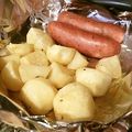 White_Bear's cooksnap of when they made オーブン料理☆ポテトとソーセージのグリル.