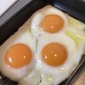 しげその's cooksnap of when they made 黄身がキレイな目玉焼き☆.