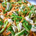 お塩と砂糖's cooksnap of when they made 豚肉にら炒め♪簡単時短.
