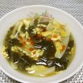 ジョングレ's cooksnap of when they made 鶏の茹で汁で☆サンラータン風.