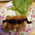 りぼんちゃん♬'s cooksnap of when they made 簡単美味～☆チキンソテーバルサミコソース.