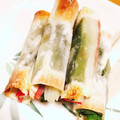 _saaaaaa_'s cooksnap of when they made 焼売の皮で作る簡単カニカマおつまみ！.