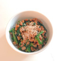 nagii_'s cooksnap of when they made 納豆とほうれん草合え.
