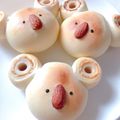 nagii_'s cooksnap of when they made あまった竹輪で♪コアラのパン.