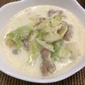 riomaru3's cooksnap of when they made キャベツと鶏モモのクリーム煮.