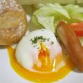 mmameco's cooksnap of when they made ポーチドエッグ.