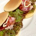 にこにこくうたん's cooksnap of when they made 簡単、美味しいホットケーキサンド。.