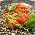 アイリッシュショコラ's cooksnap of when they made ♡トマト&フレッシュバジルの冷製パスタ♡.