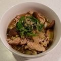 min☆___'s cooksnap of when they made ナスと豚肉のあったかつけそうめん.