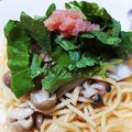 ★natalie's cooksnap of when they made オリーブオイルだけで絶品！明太子パスタ.