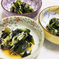 みかかめ's cooksnap of when they made わかめときゅうりとじゃこの酢の物☆.