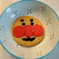 risuチャマ☆'s cooksnap of when they made HMで簡単アンパンマンクッキー.