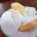 クックLJ2W4Q☆'s cooksnap of when they made 桃みるく。濃厚でとろける桃の食べ方.