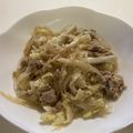papikun's cooksnap of when they made 千切りリメイク☆春雨キャベツ塩炒め.