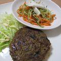 shika.mama's cooksnap of when they made 餃子風☆にらモヤシバーグ.