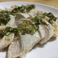 yappyパクパク's cooksnap of when they made しっとり柔らか！鶏胸肉の茹で鶏ネギ塩ダレ.