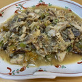 taya穂's cooksnap of when they made 鯖のネギ味噌焼き～鯖の味噌煮風～.