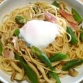 みゆかちゃん's cooksnap of when they made 夏野菜✤オクラとベーコンの和風パスタ.