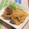 neo999x's cooksnap of when they made サイコロステーキの炊飯器ピラフ.
