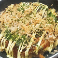 虹色♪︎ちゅーりっぷ's cooksnap of when they made 簡単！千切りキャベツのお好み焼き.