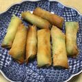 明日の風☆'s cooksnap of when they made 余った春巻きの皮でミニ枝豆チーズ揚げ.