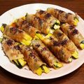 クックPINOK0☆'s cooksnap of when they made 簡単♫梅紫蘇風味✿ズッキーニの豚肉巻き✿.