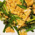 もも☆ピピ's cooksnap of when they made ニラ卵.