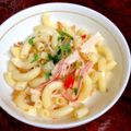 ルぴあ's cooksnap of when they made フジッリのフライドオニオンと辛子マヨ和え.