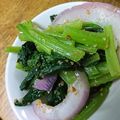 凪なぎ's cooksnap of when they made 小松菜と新玉ねぎのナムル.