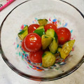 ぱにぱる's cooksnap of when they made きゅうりとプチトマトの即席漬け.