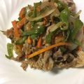 ちゃぎー's cooksnap of when they made 家にある物で！青椒肉絲風.
